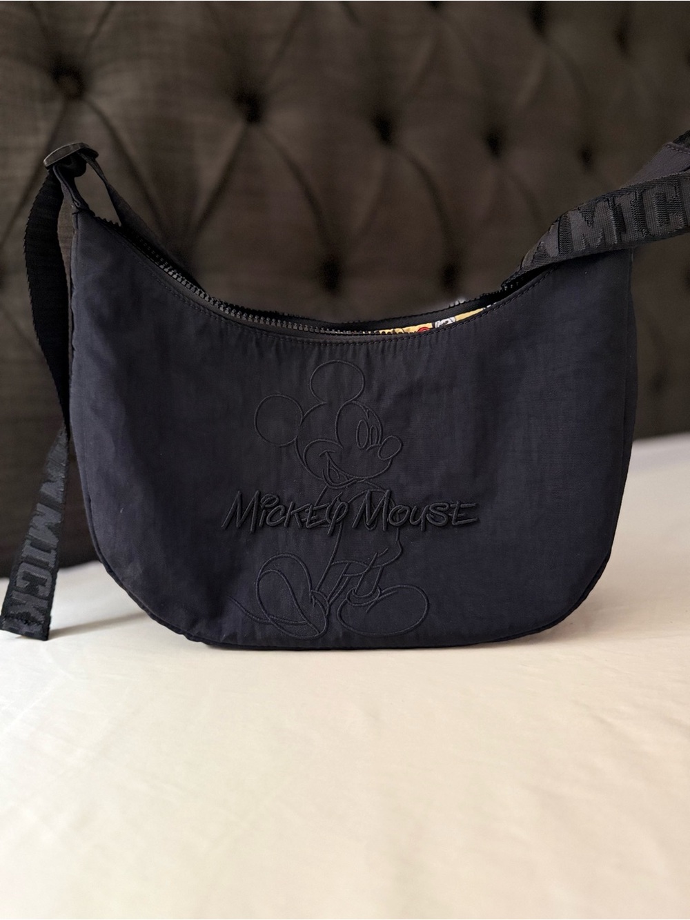 Mickey Mouse Black Crossbody Bag